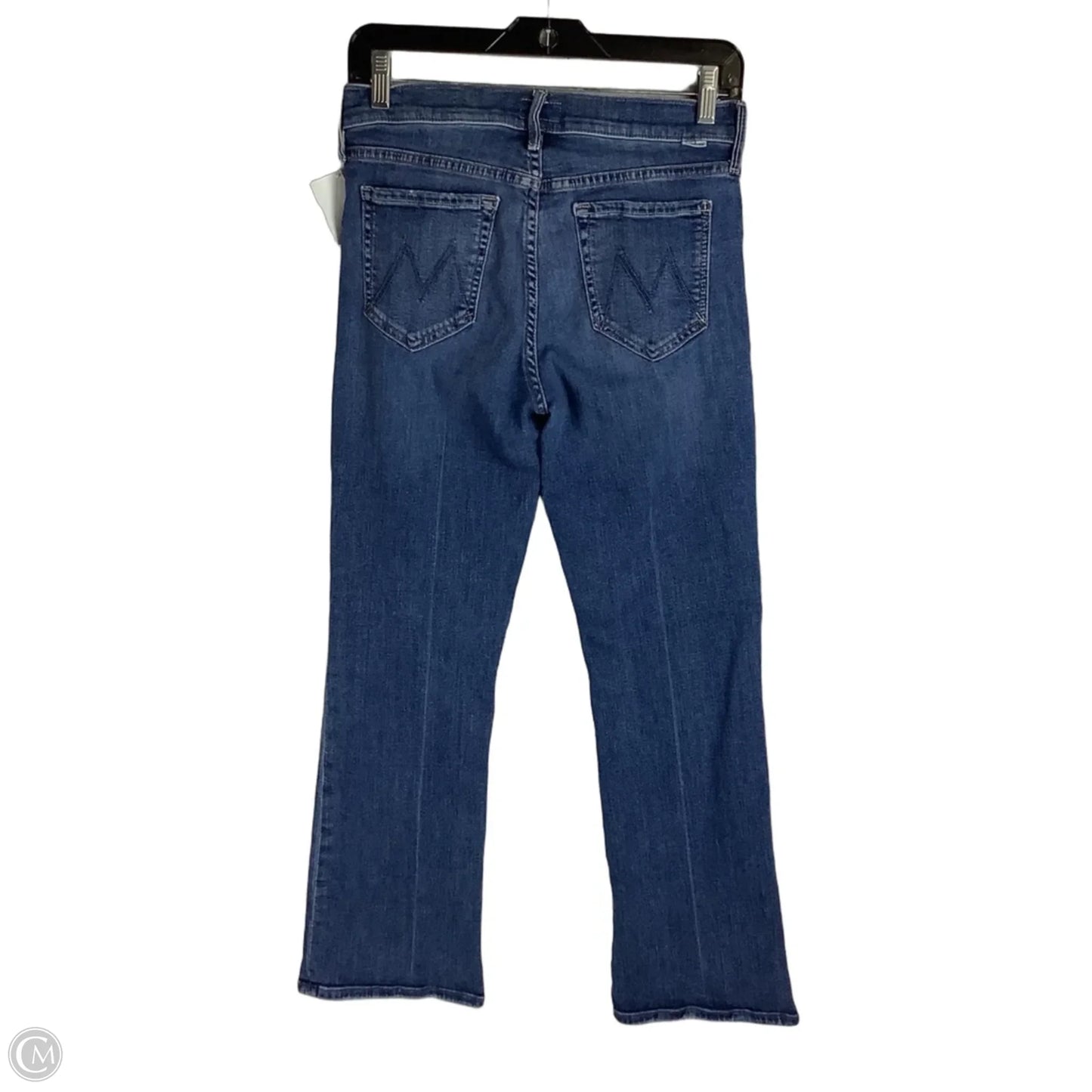 Jeans Straight By Mother In Blue Denim, Size: 8 (29)