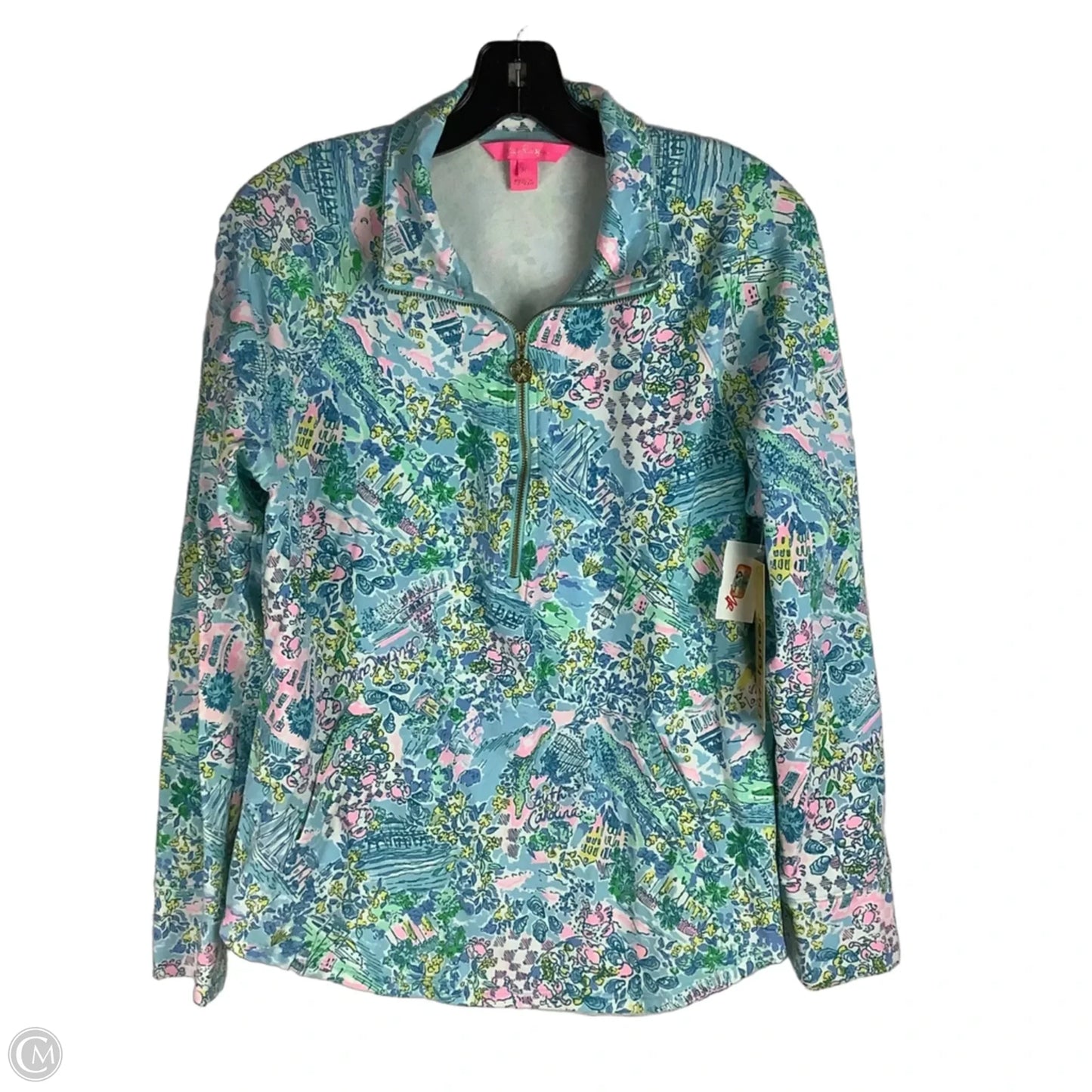 Jacket Designer By Lilly Pulitzer In Blue, Size: M