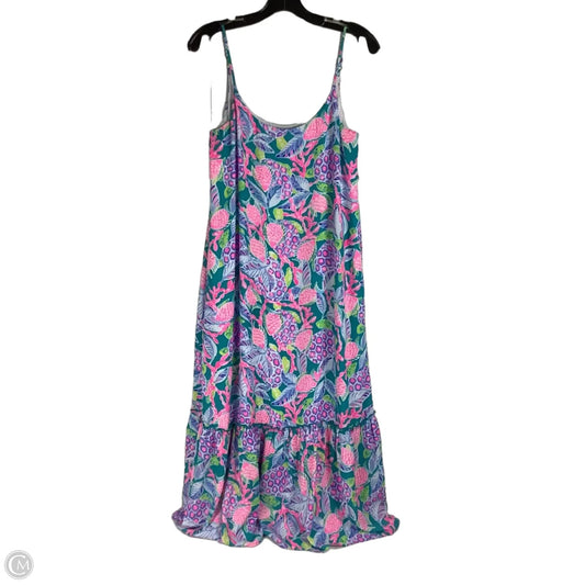 Dress Designer By Lilly Pulitzer In Blue & Pink, Size: S