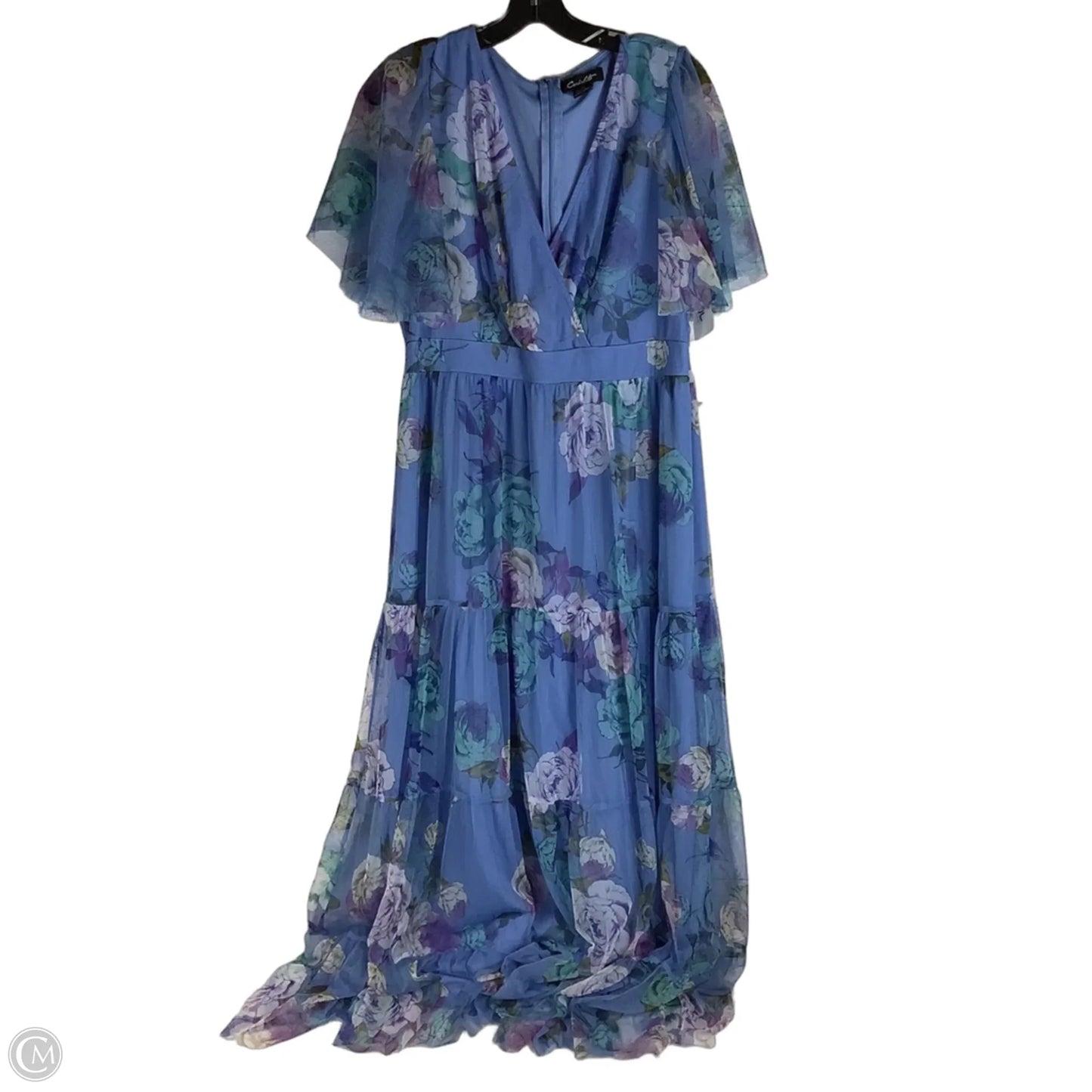 Dress Casual Maxi By Clothes Mentor In Blue, Size: Xl