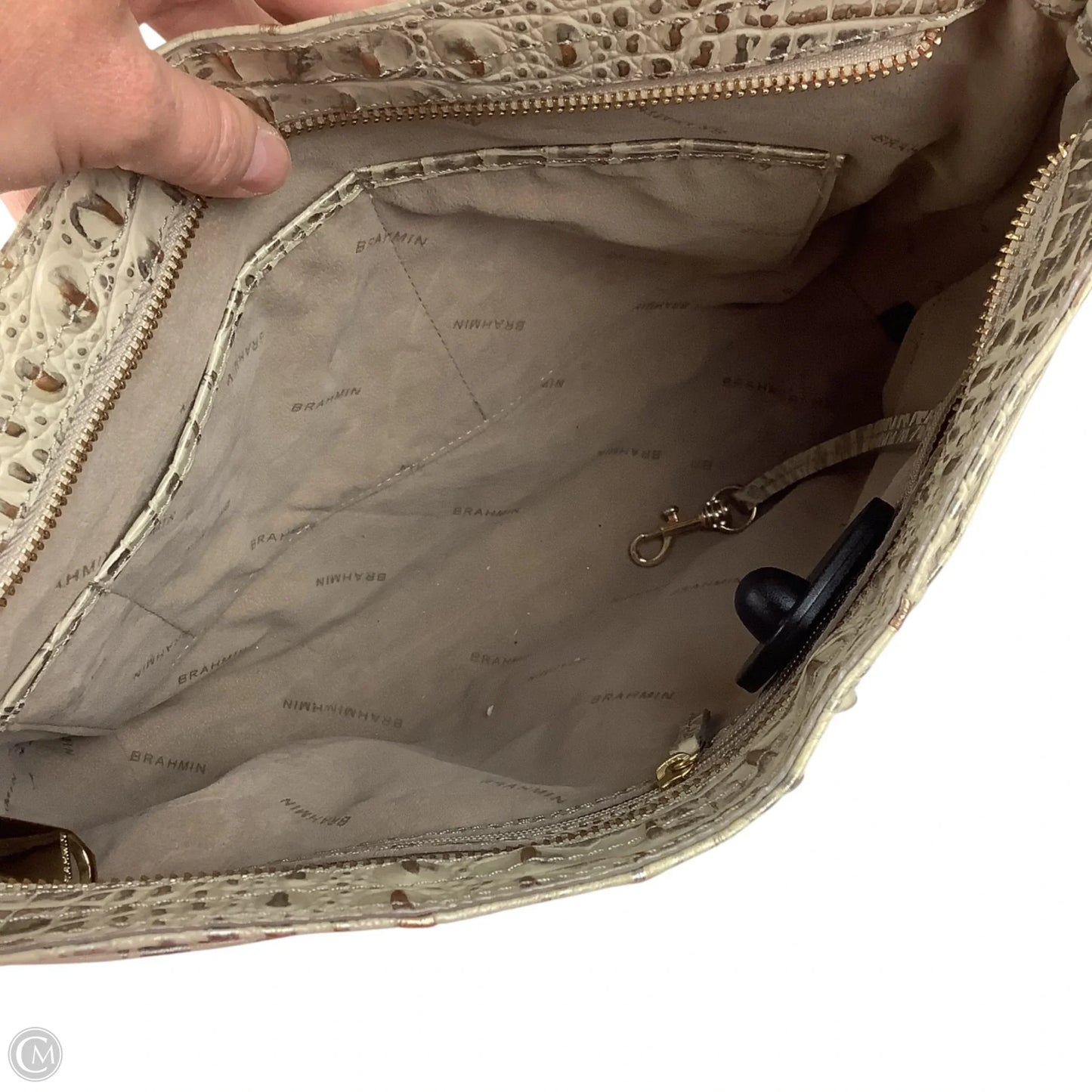 Handbag Designer By Brahmin, Size: Medium