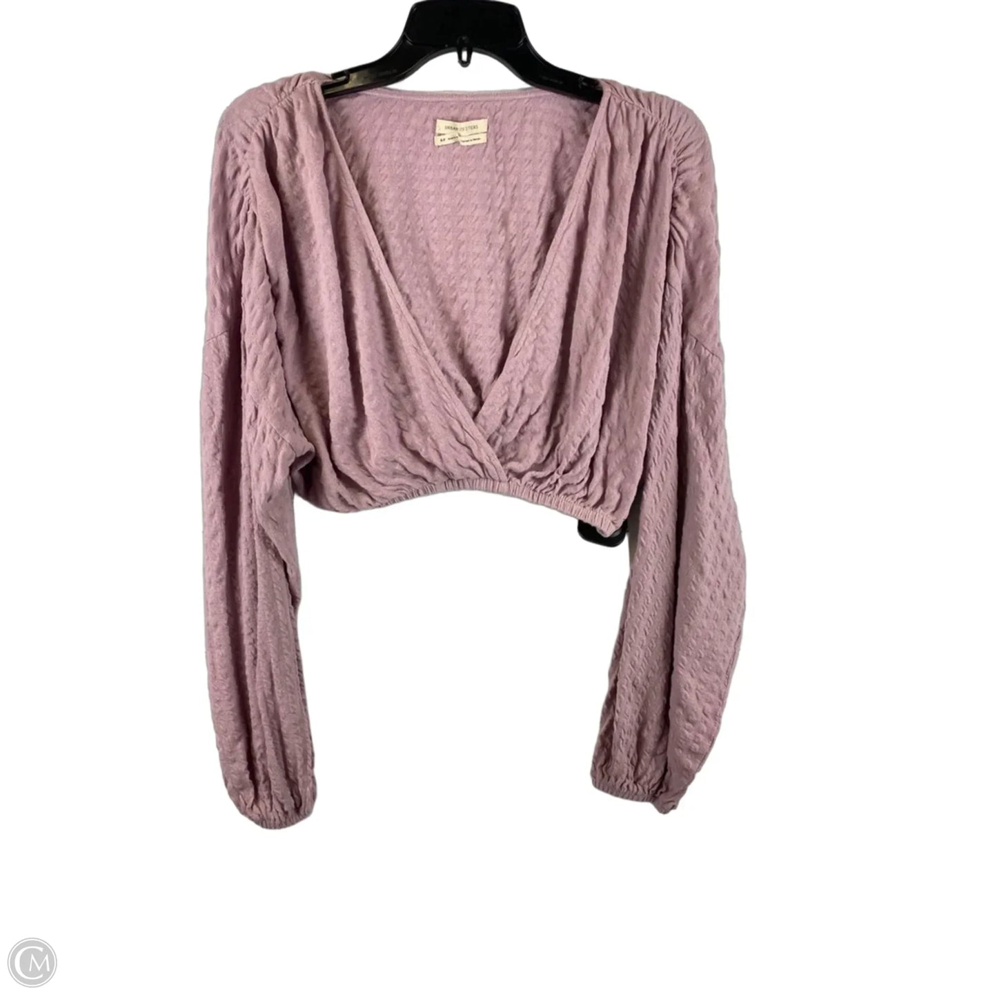 Top Long Sleeve By Urban Outfitters In Purple, Size: S