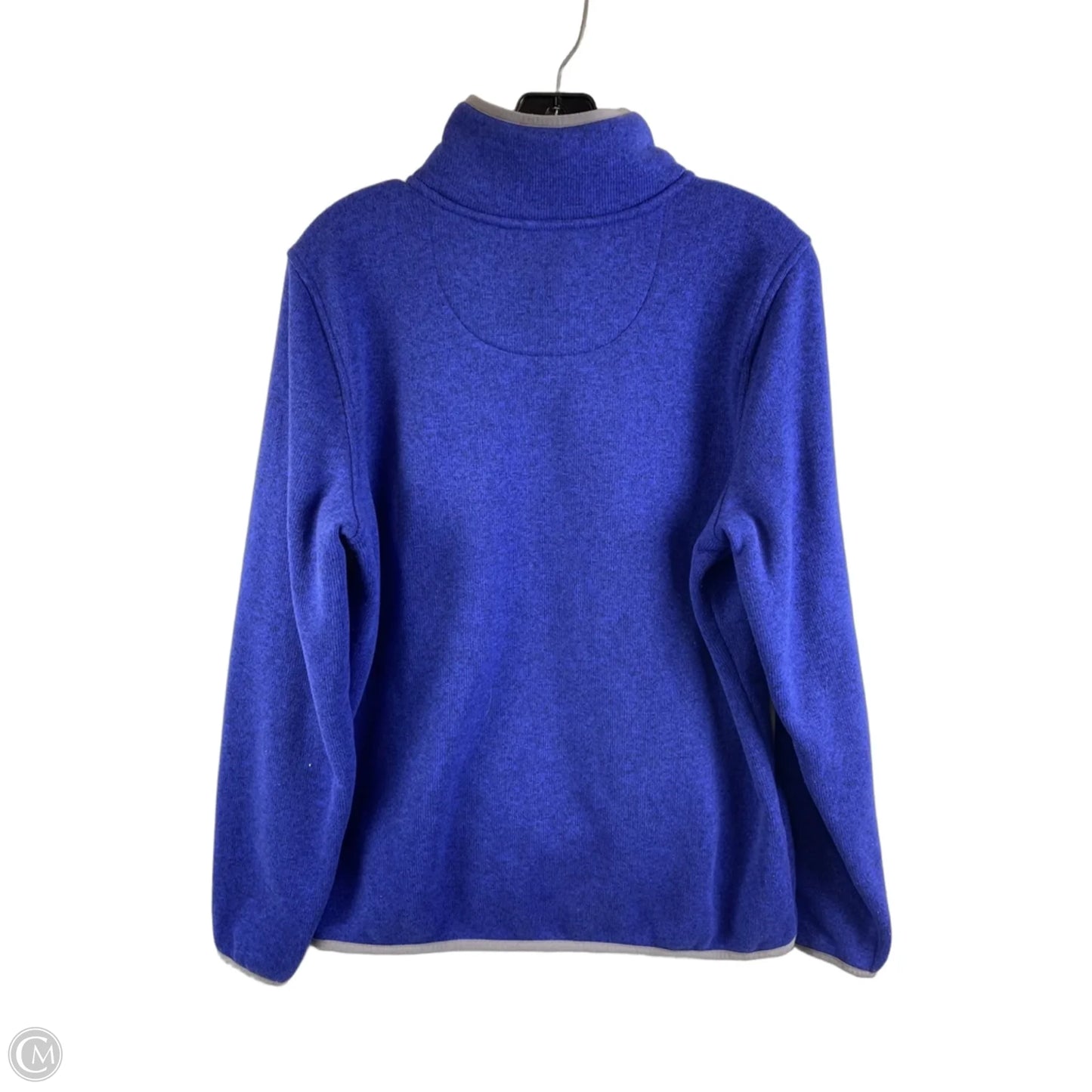 Jacket Fleece By L.l. Bean In Blue, Size: M
