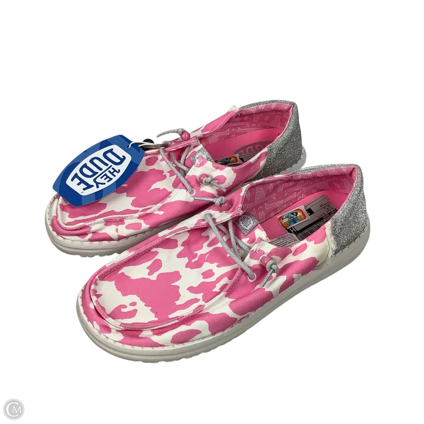 Shoes Flats By Hey Dude In Pink, Size: 10