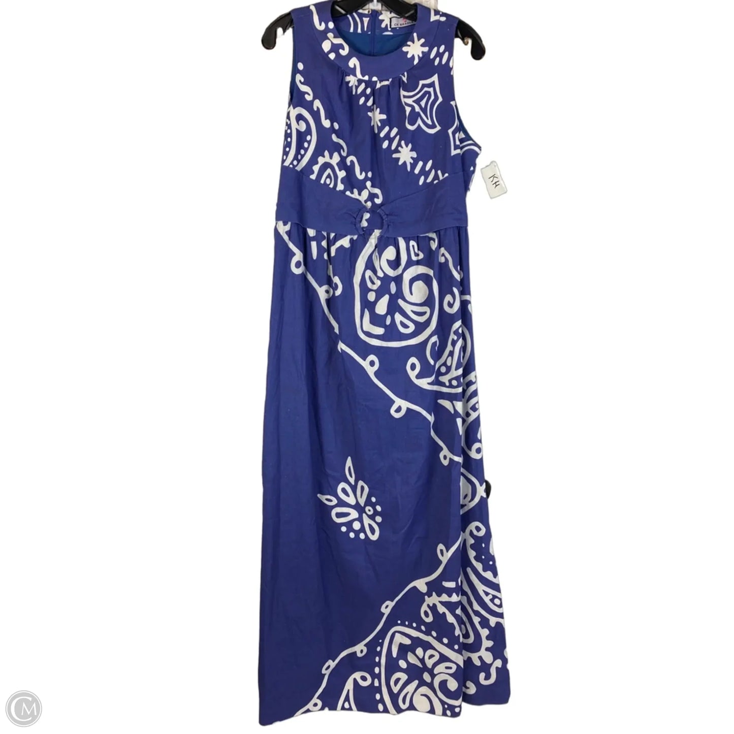 Dress Casual Maxi By Cmc In Blue, Size: L