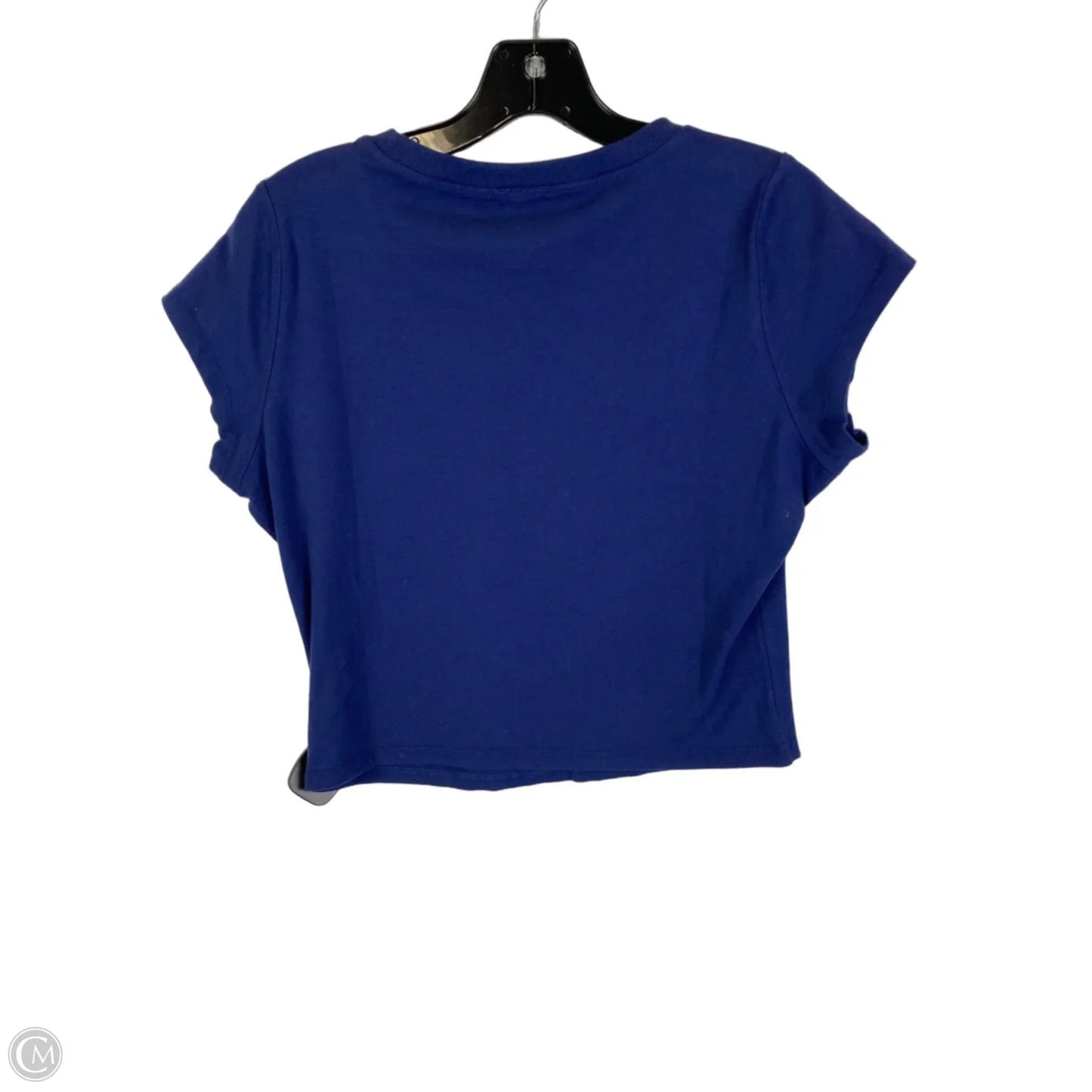 Top Short Sleeve By Daily Practice By Anthropologie In Navy, Size: M