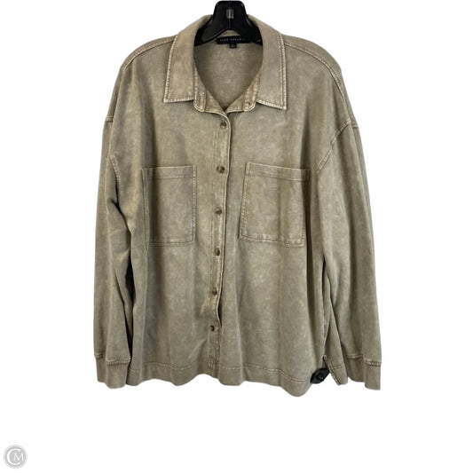 Top Long Sleeve By Jane And Delancey In Brown, Size: Xl