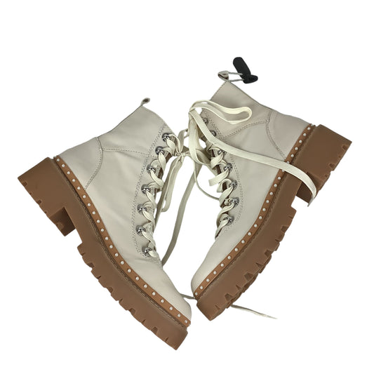 Boots Combat By Steve Madden In Cream, Size: 8.5