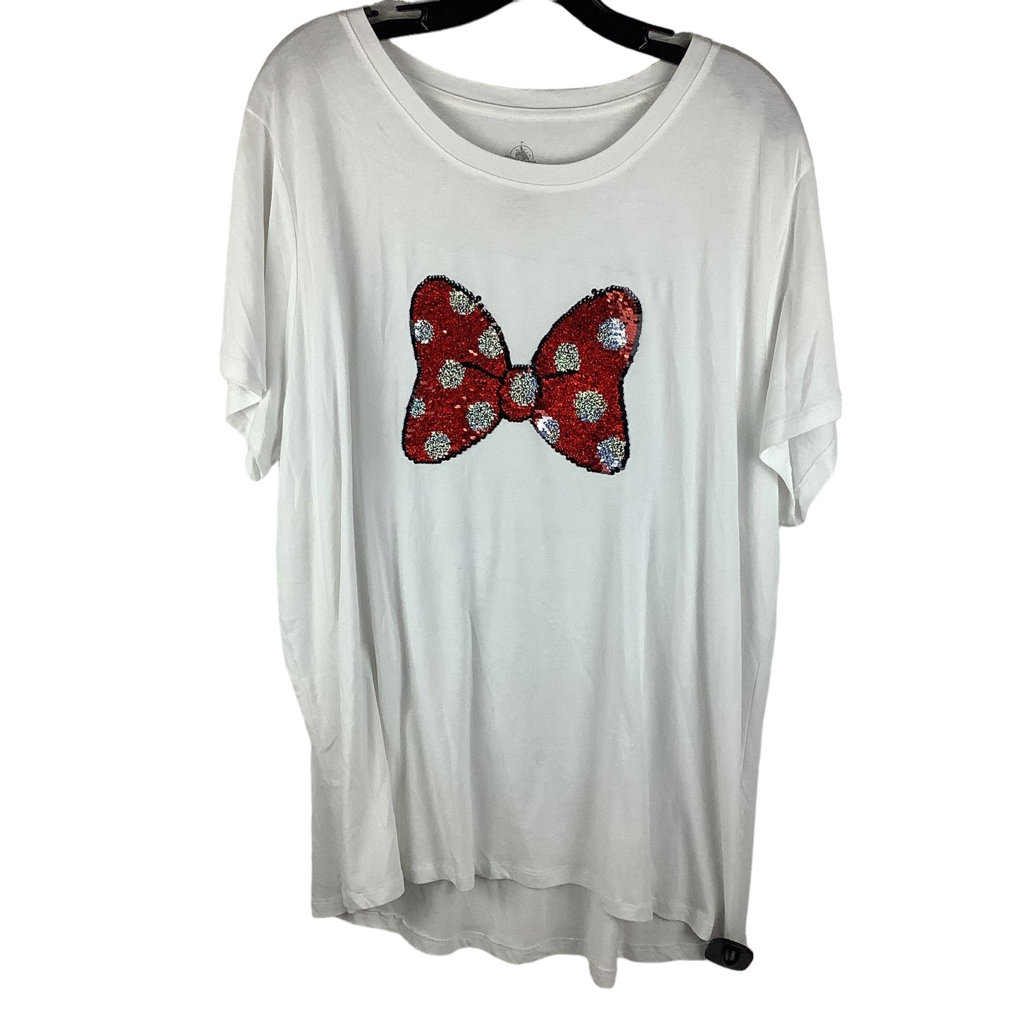 White Top Short Sleeve Disney Store, Size 2x