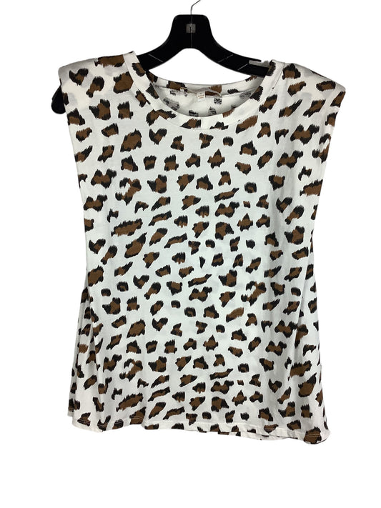 Animal Print Top Short Sleeve Karlie, Size S