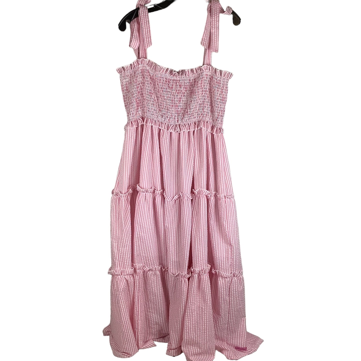 Pink Dress Casual Maxi Simply Southern, Size Xxl