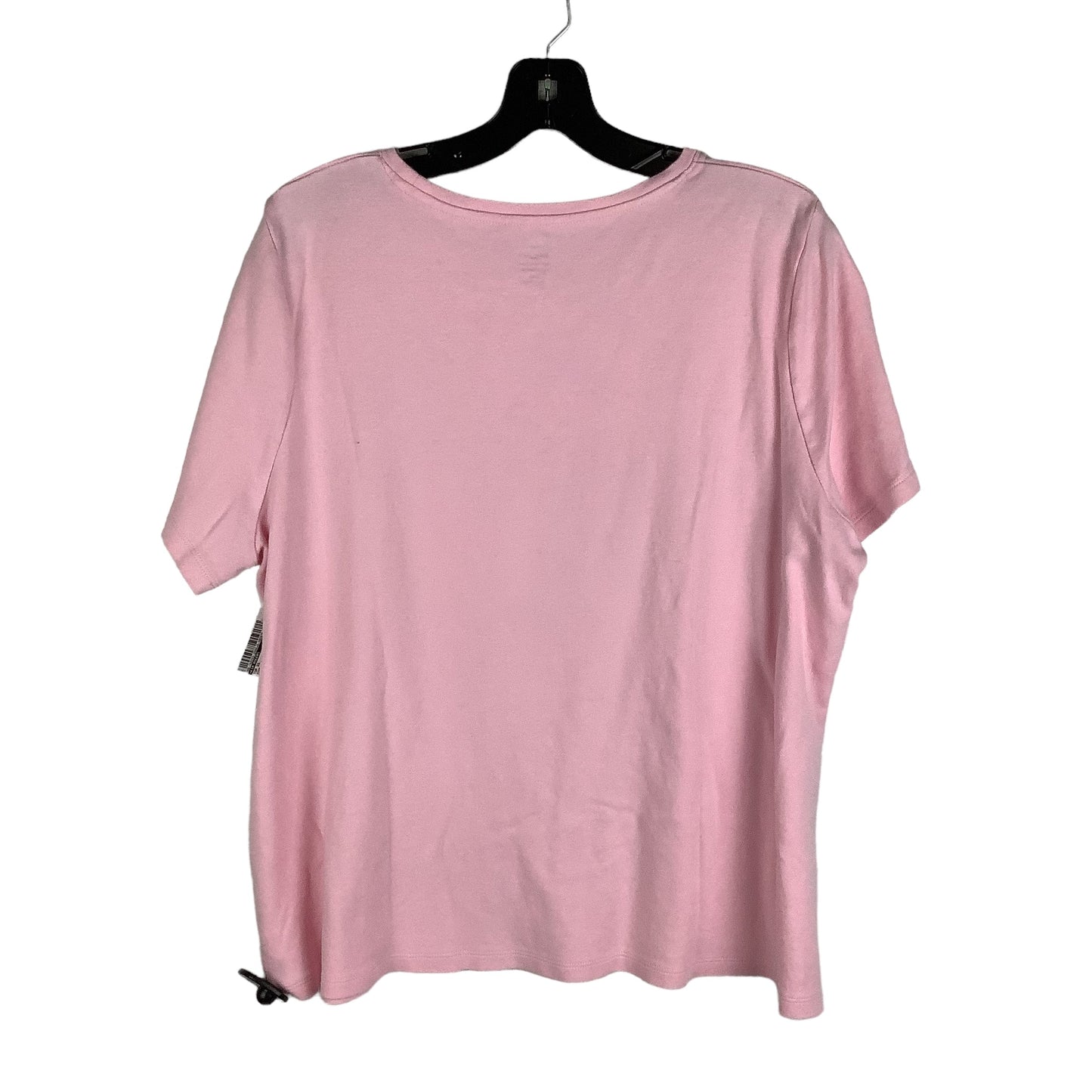 Pink Top Short Sleeve Kim Rogers, Size Xxl