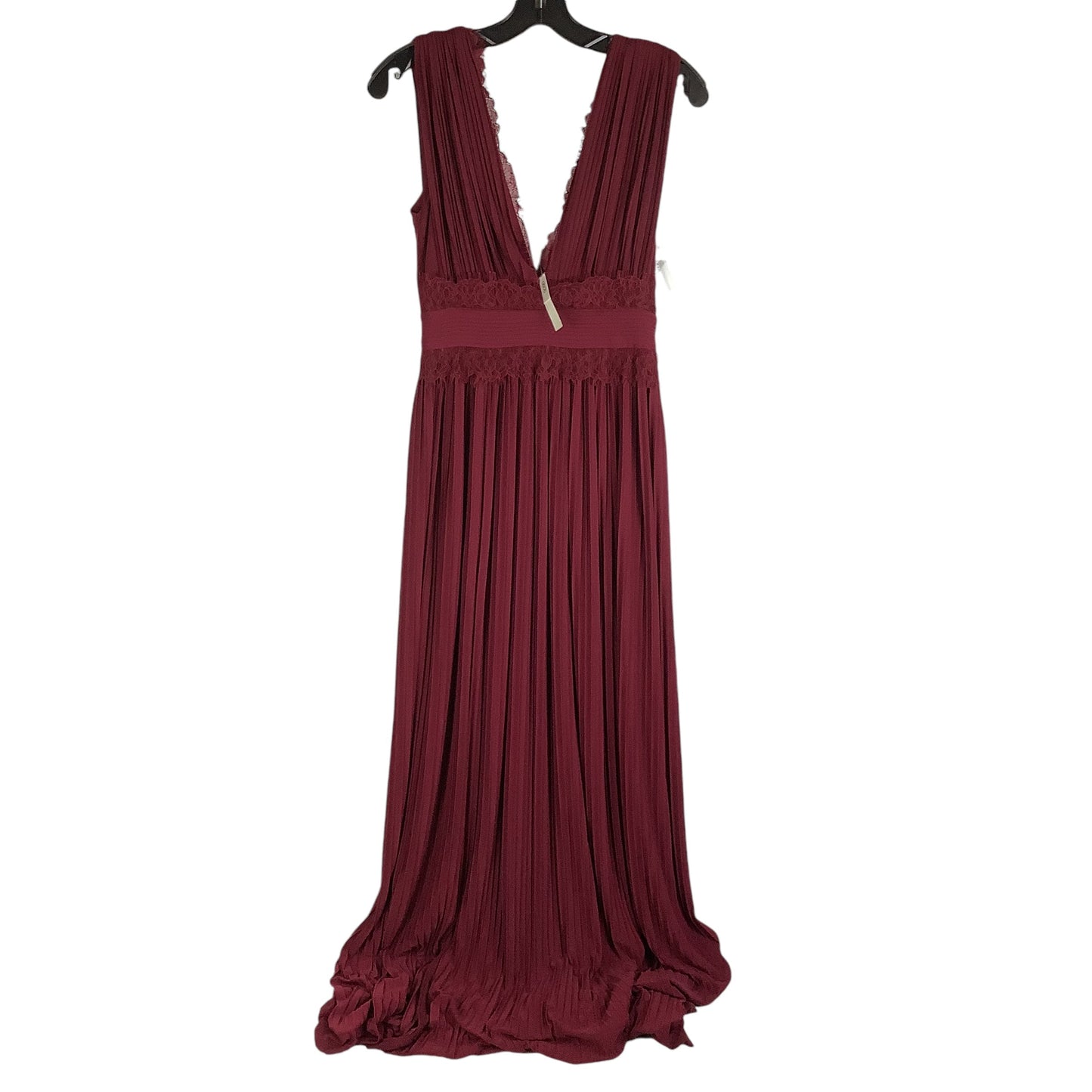 Dress Party Long By Asos In Red, Size: Xs (4)