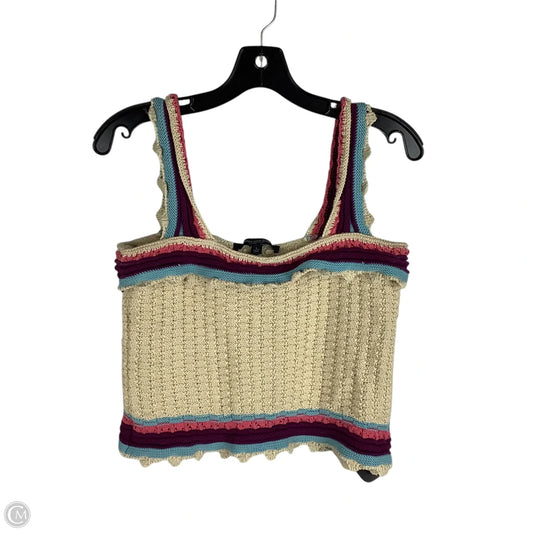 Top Sleeveless By Marc New York In Tan, Size: L