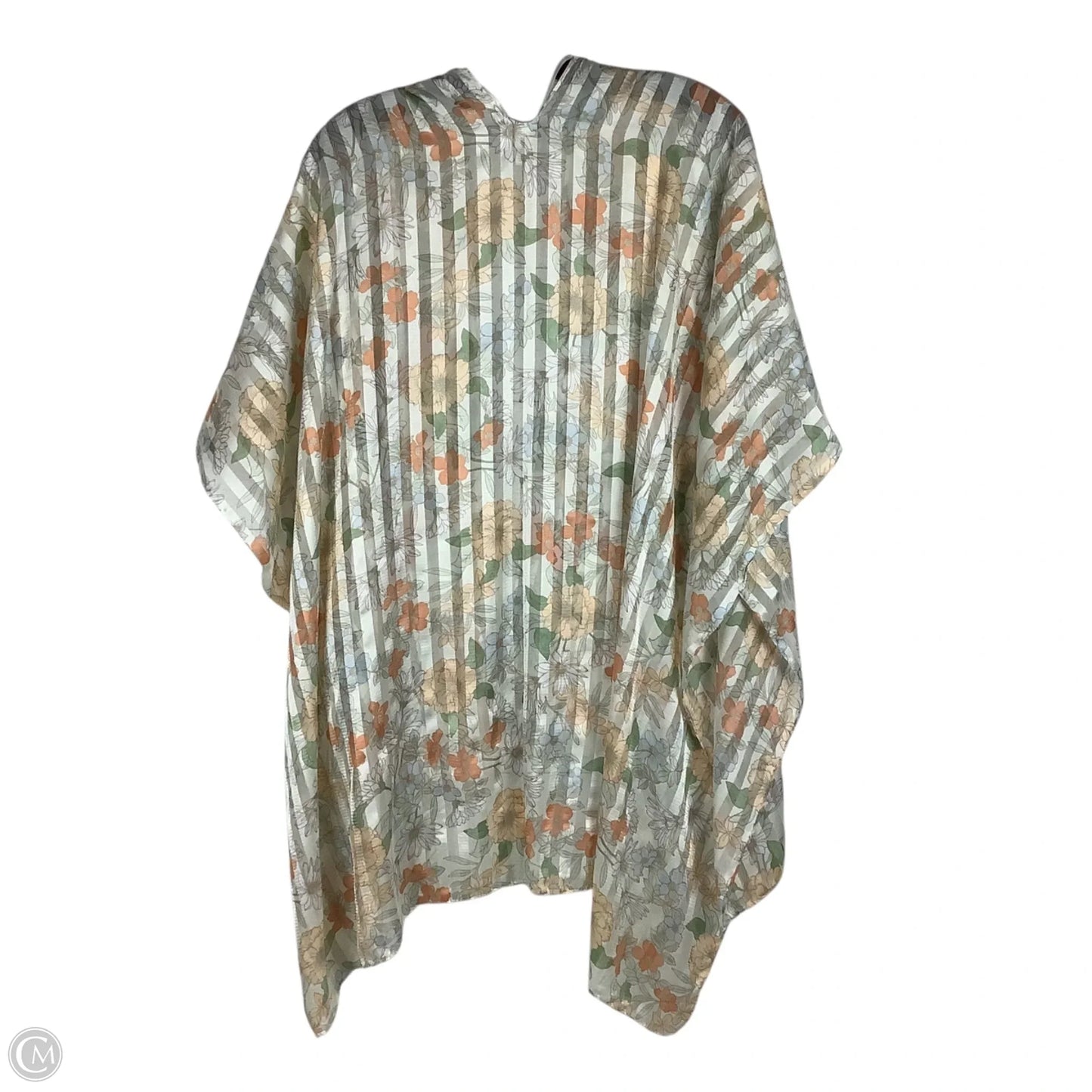 Kimono By Cato In Floral Print, Size: Osfm