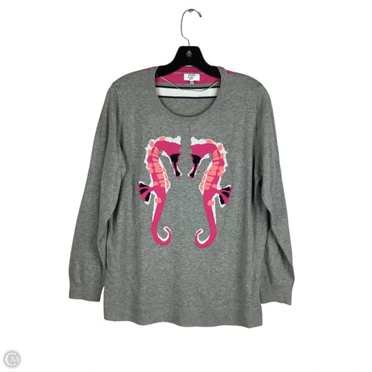 Sweater By Crown And Ivy In Grey, Size: Xlp