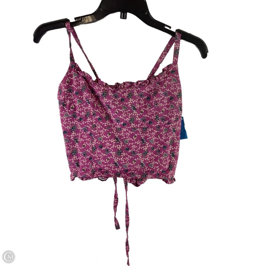 Top Sleeveless By Cmc In Purple, Size: M