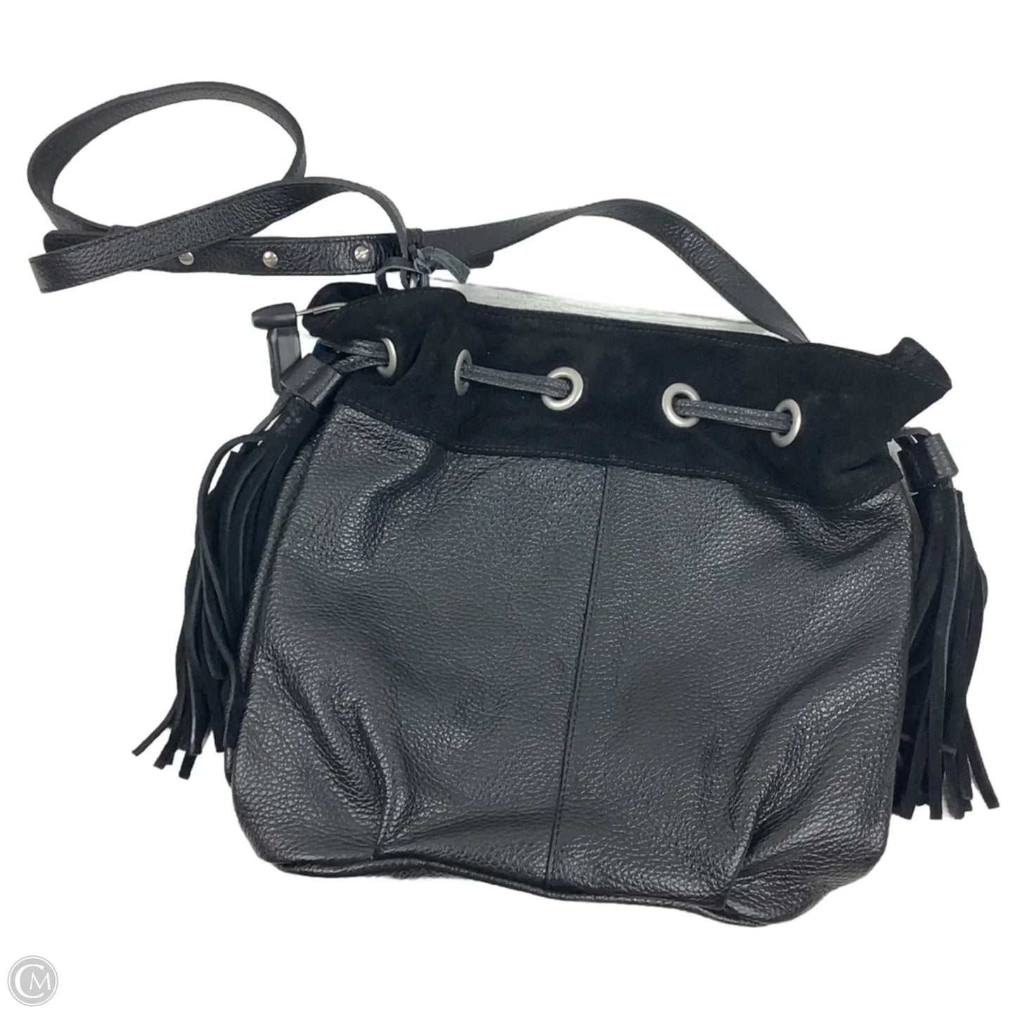 Handbag Leather By American Eagle, Size: Medium