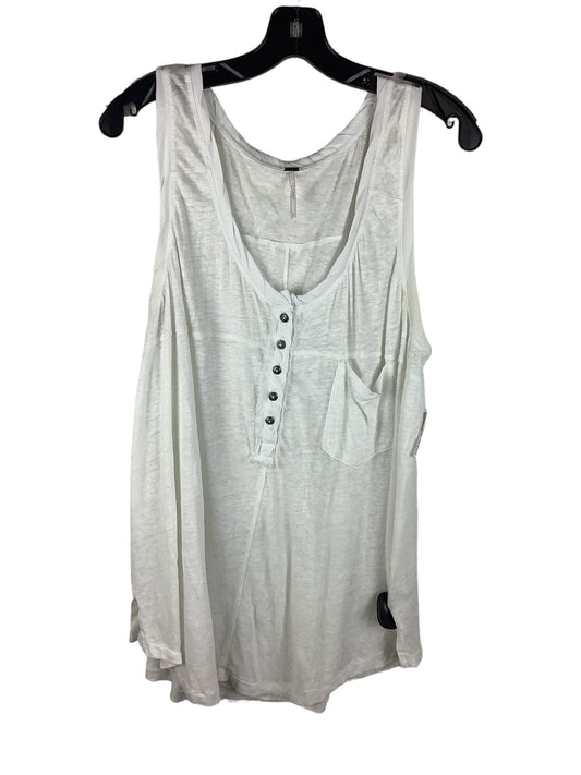 White Top Sleeveless Free People, Size L