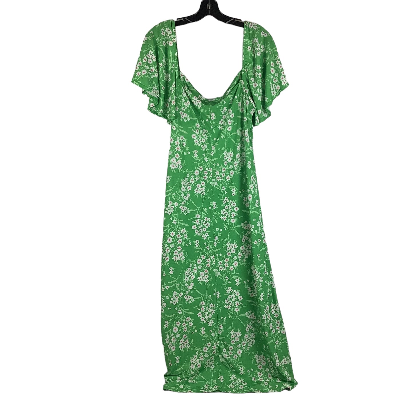 Green Dress Casual Maxi Asos, Size 12