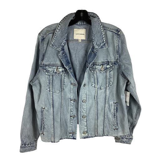 Blue Denim Jacket Denim Lucky Brand, Size Xl