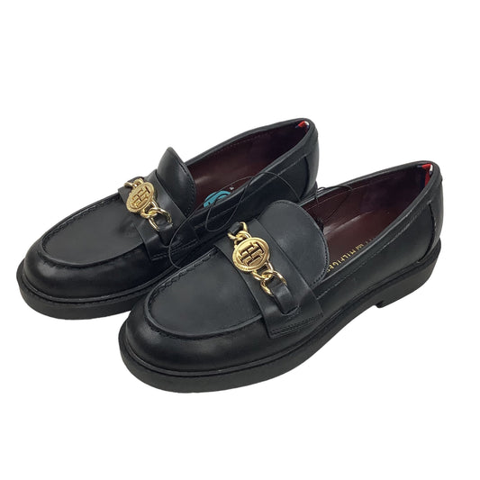 Black Shoes Flats Tommy Hilfiger, Size 6