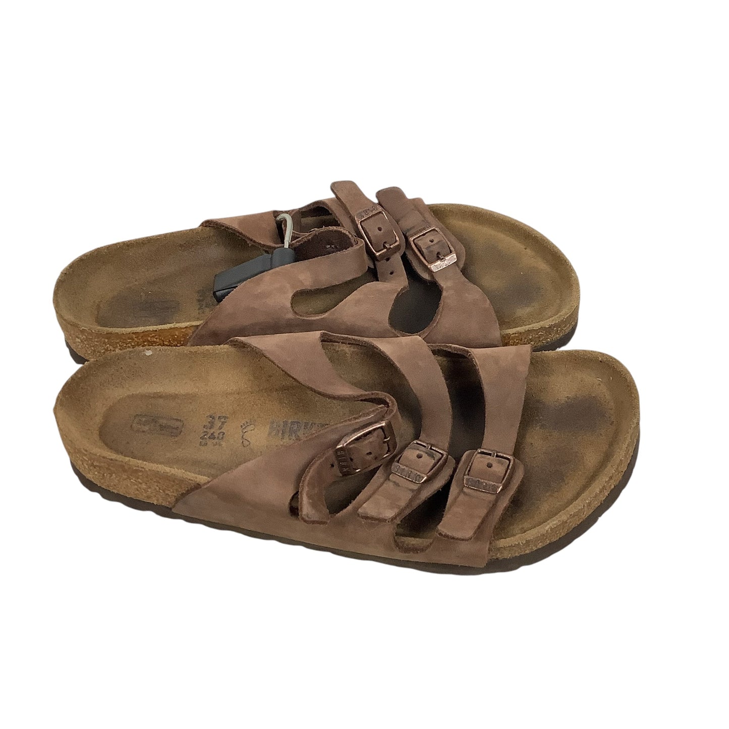 Sandals Designer By Birkenstock In Brown, Size: 6 (37)