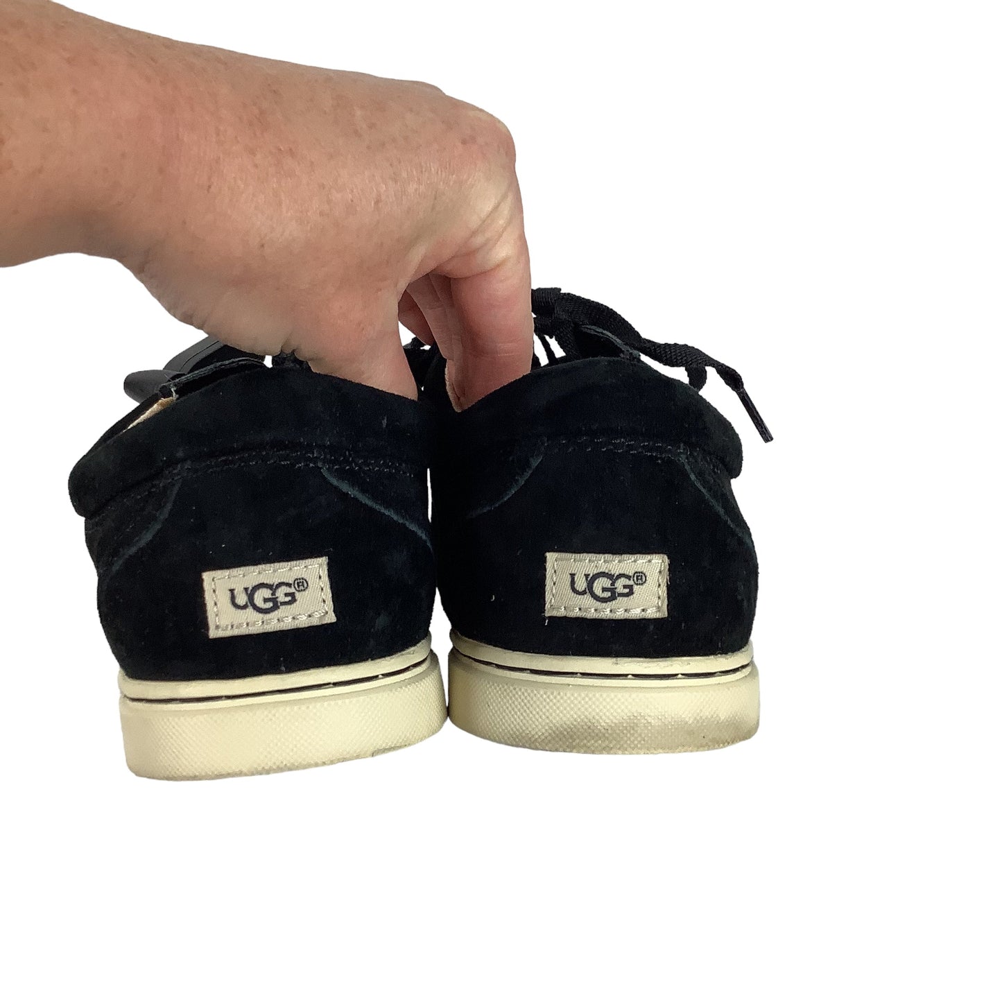 Shoes Sneakers By Ugg In Black, Size: 10