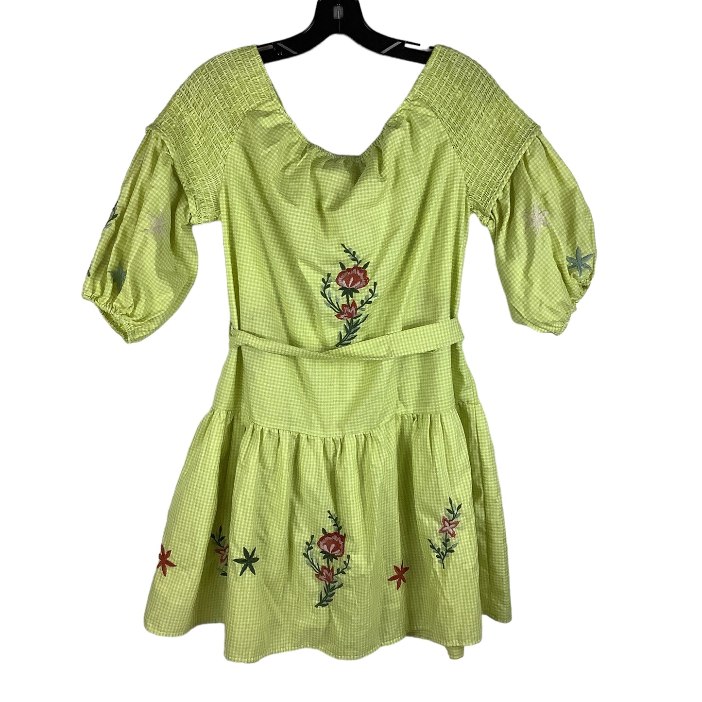 Green Dress Casual Short Clothes Mentor, Size S