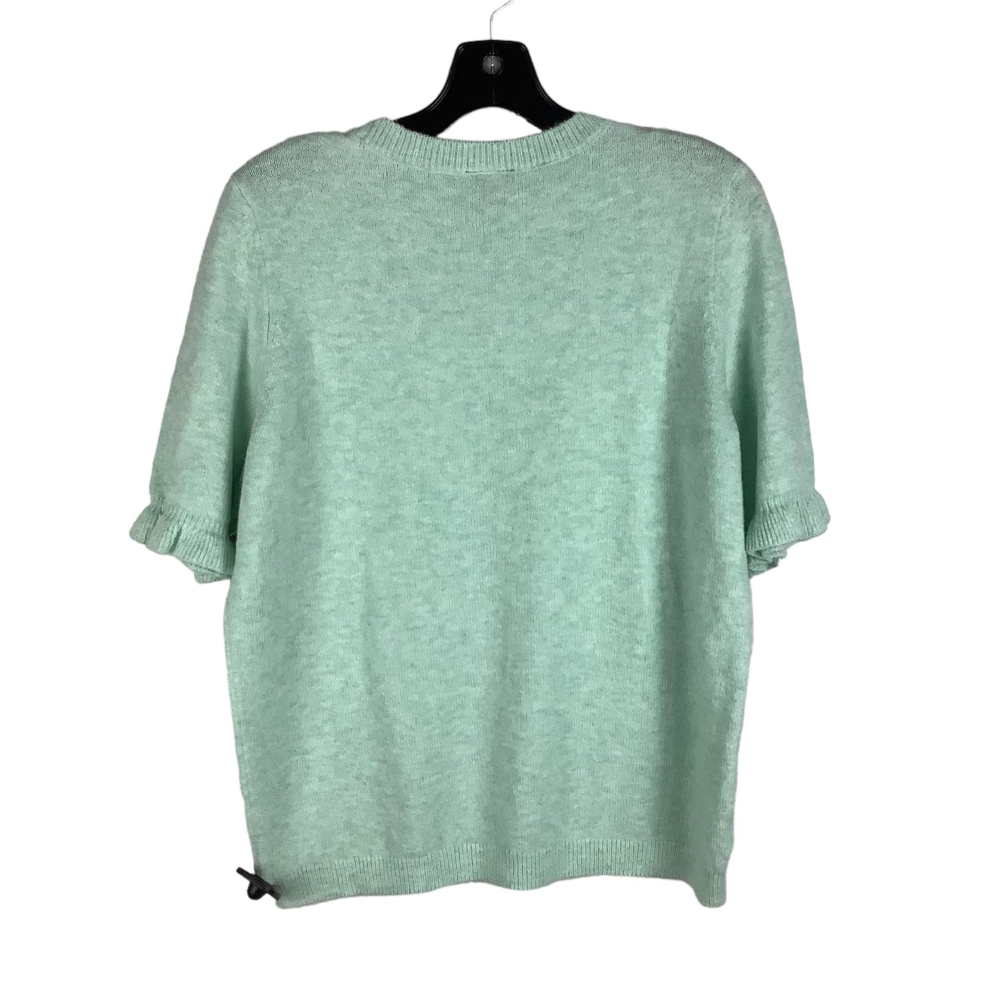 Green Top Short Sleeve Ann Taylor, Size L