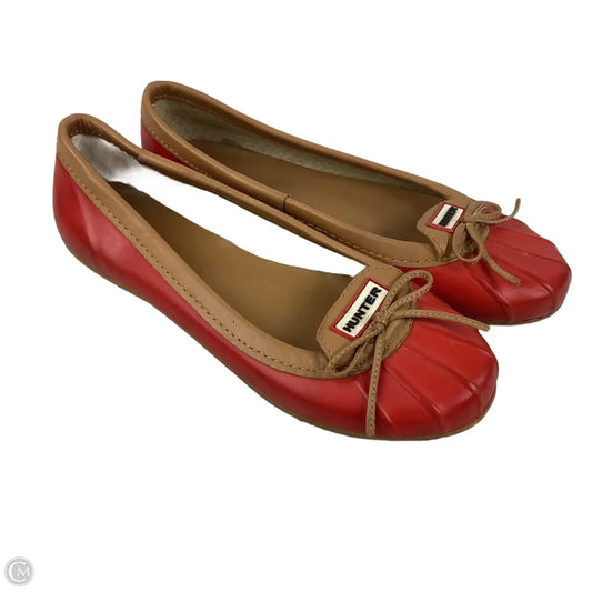 Shoes Flats By Hunter In Red, Size: 7
