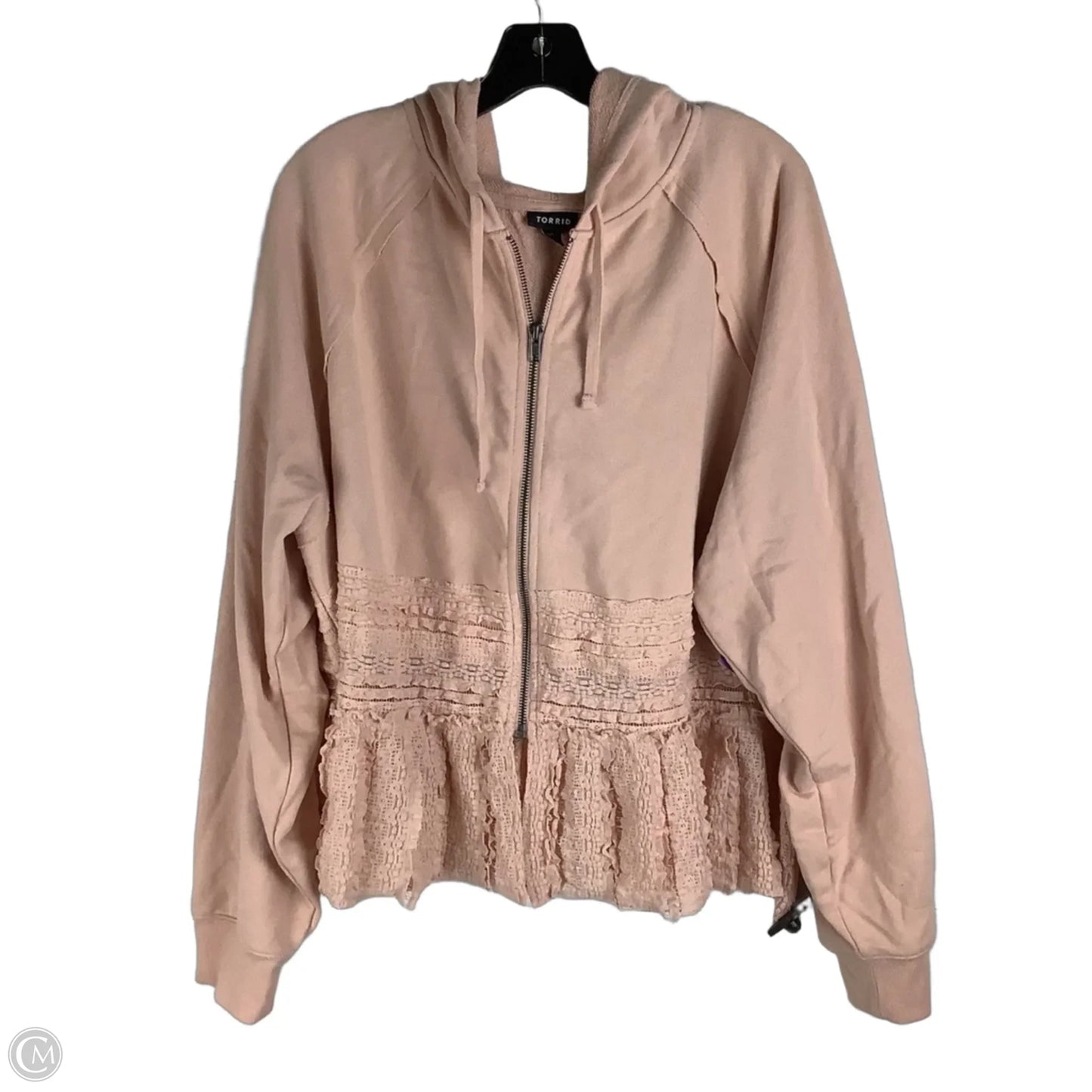 Jacket Other By Torrid In Pink, Size: 2X