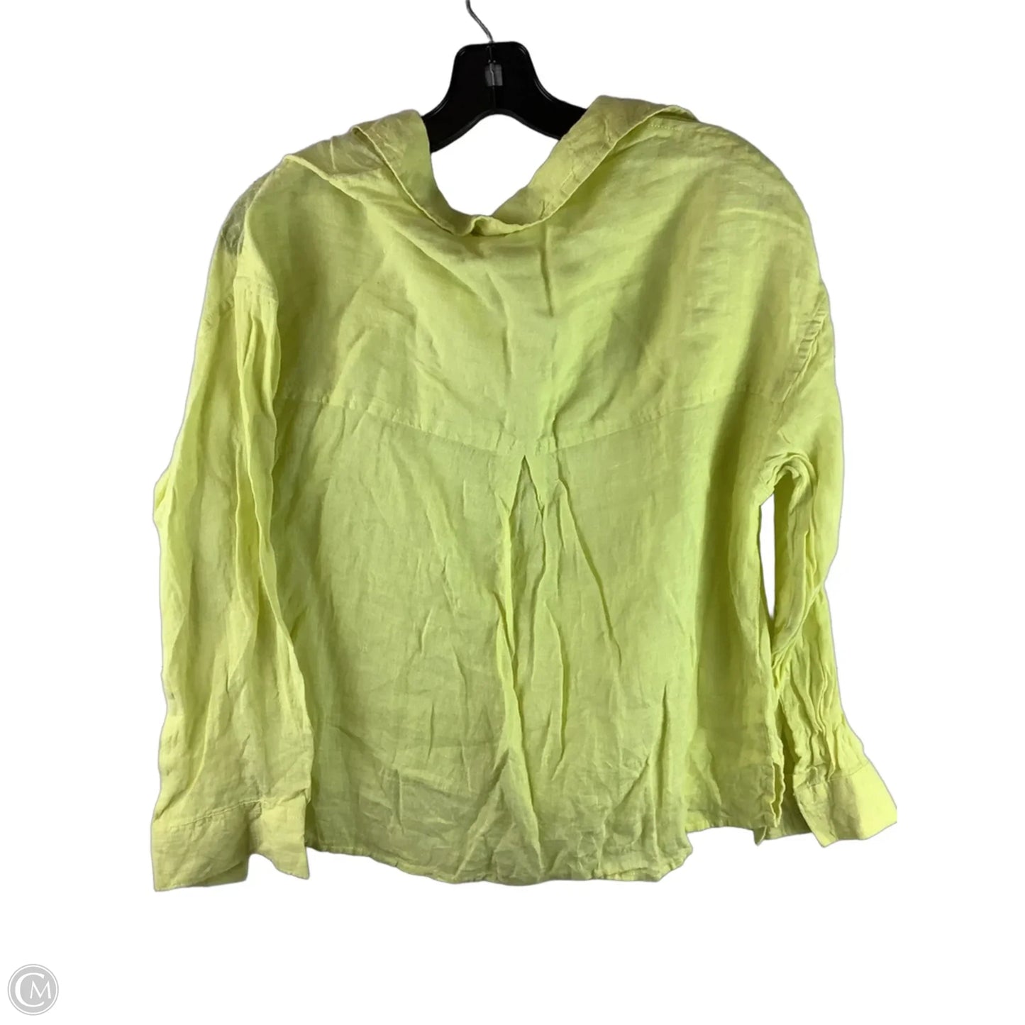 Top Long Sleeve By Cynthia Rowley In Yellow, Size: S