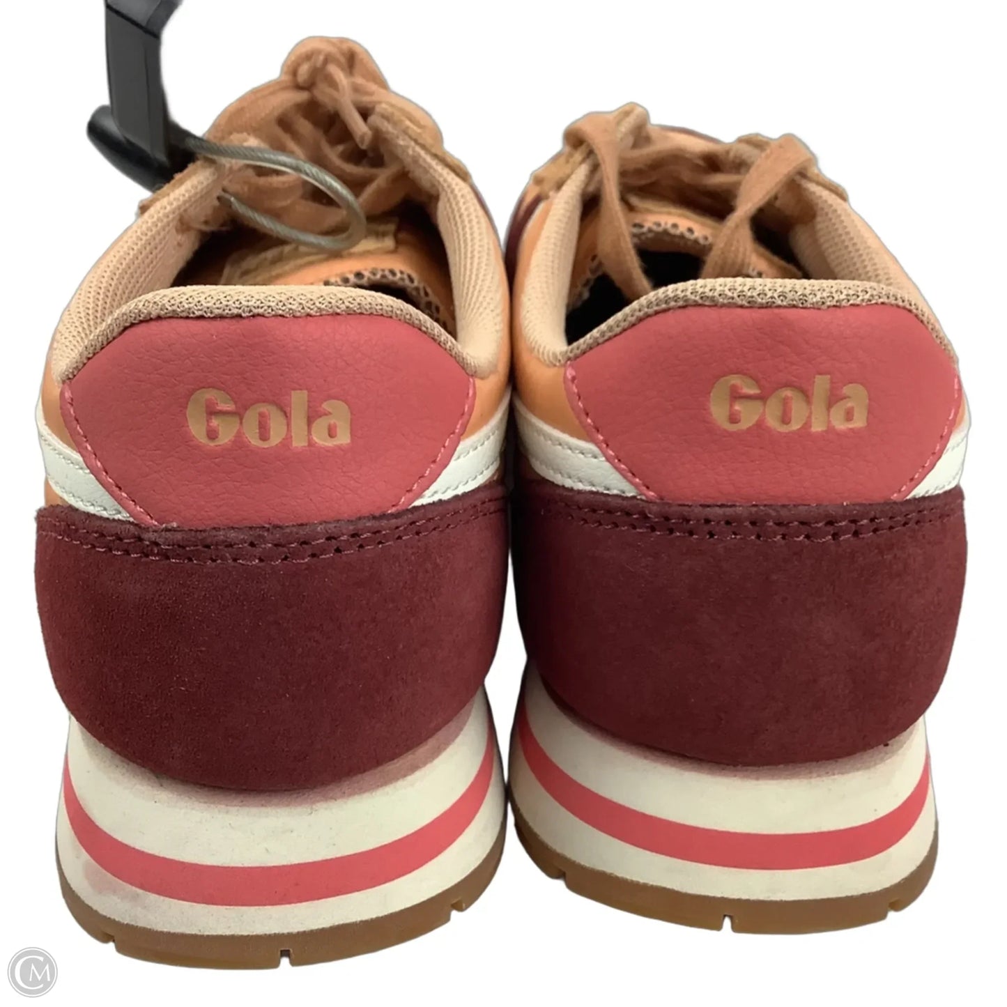 Shoes Sneakers By Gola In Orange & Red, Size: 6.5
