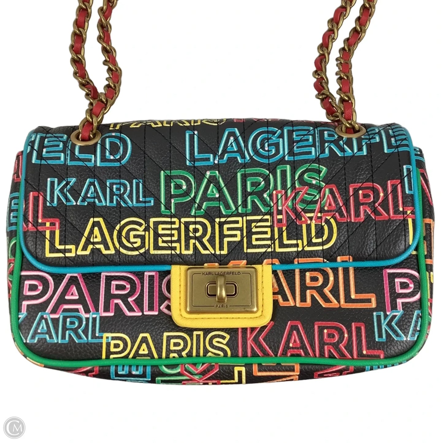 Handbag Designer By Karl Lagerfeld, Size: Medium