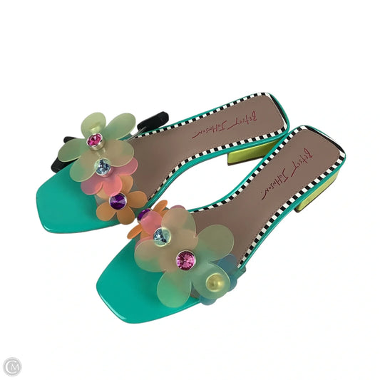 Shoes Heels Block By Betsey Johnson In Multi-colored, Size: 10