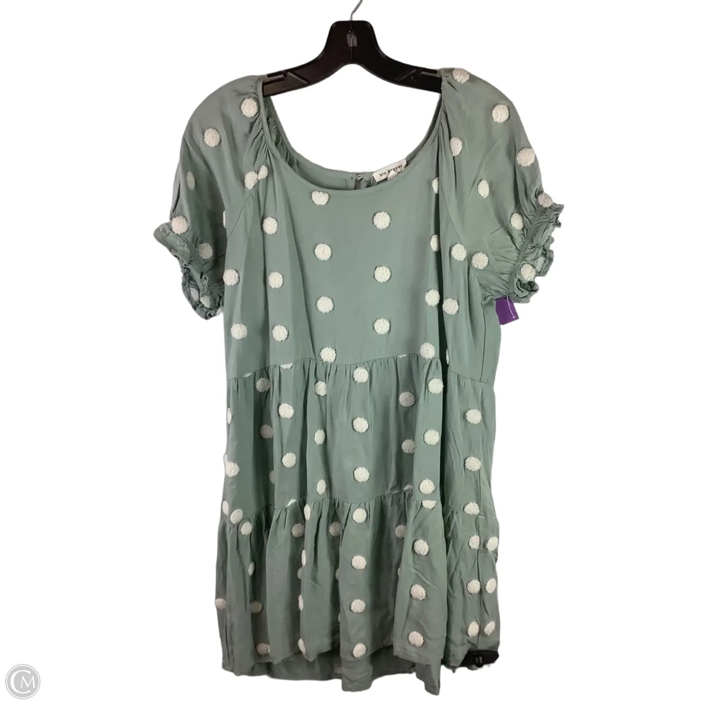Dress Casual Short By Blu Pepper In Green, Size: L