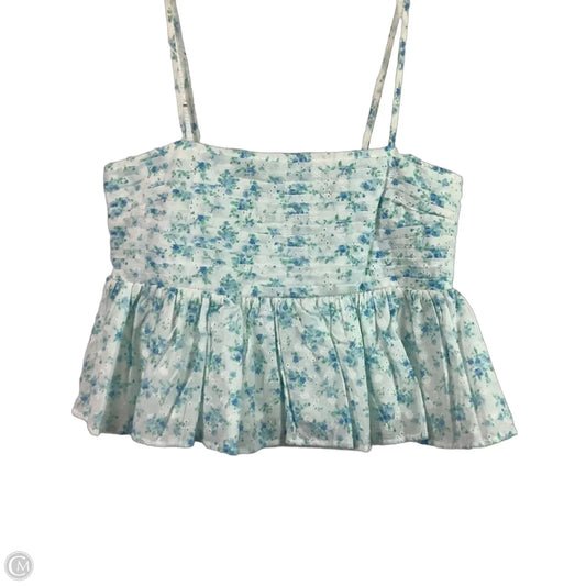 Top Sleeveless By Altard State In Black & Green, Size: M