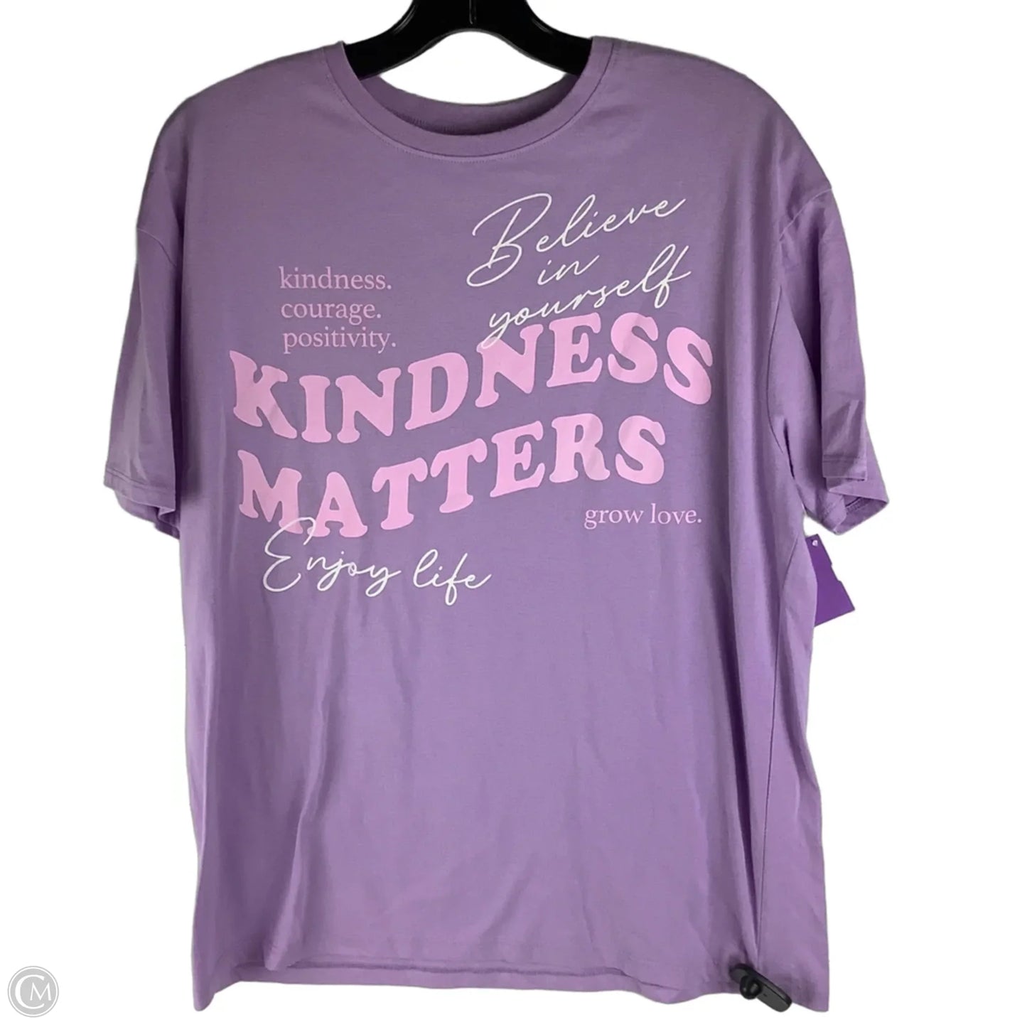 Top Short Sleeve By Grayson Threads In Purple, Size: S