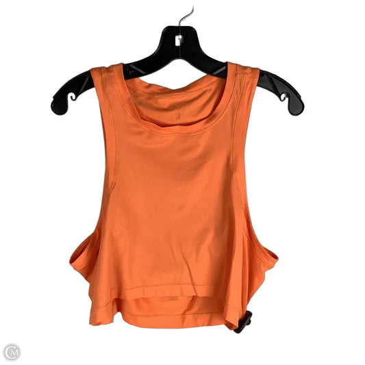 Athletic Tank Top By Lululemon In Orange, Size: Est. 14