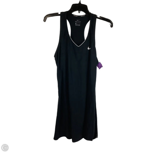 Athletic Tank Dress By Nike In Black, Size: L