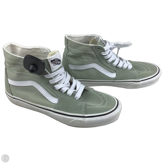 Shoes Sneakers By Vans In Green, Size: 9