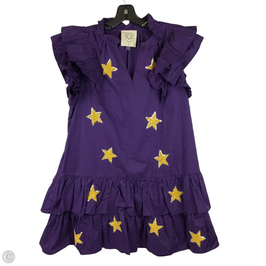 Dress Party Midi By Fantastic Fawn In Purple, Size: S