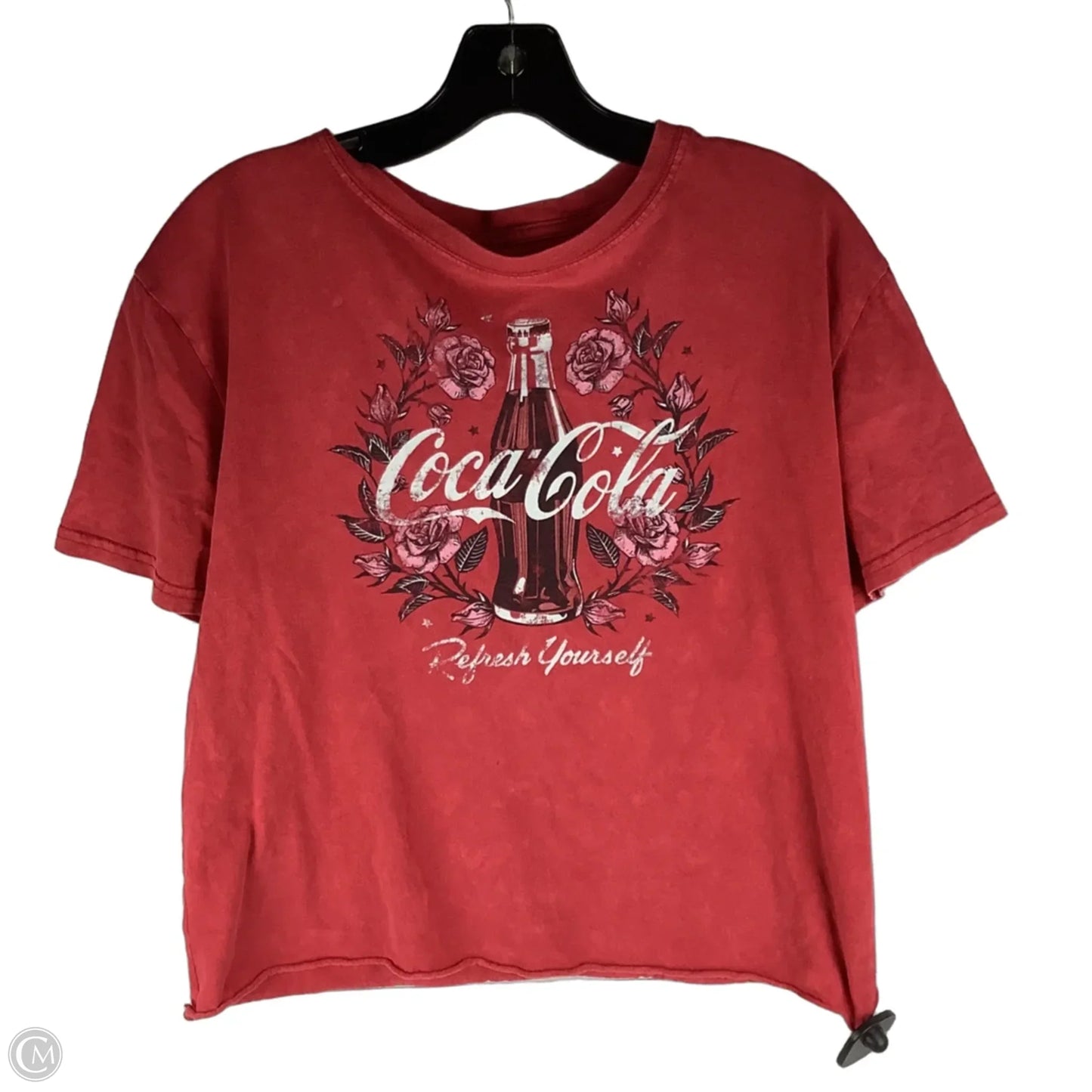 Top Short Sleeve By Clothes Mentor In Red, Size: L