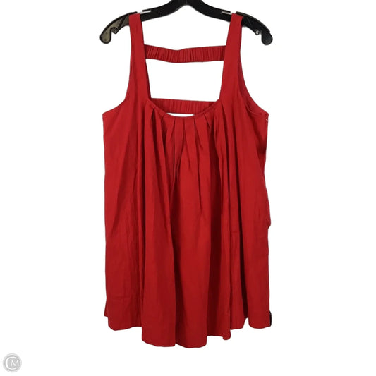Dress Casual Short By Tcec In Red, Size: L