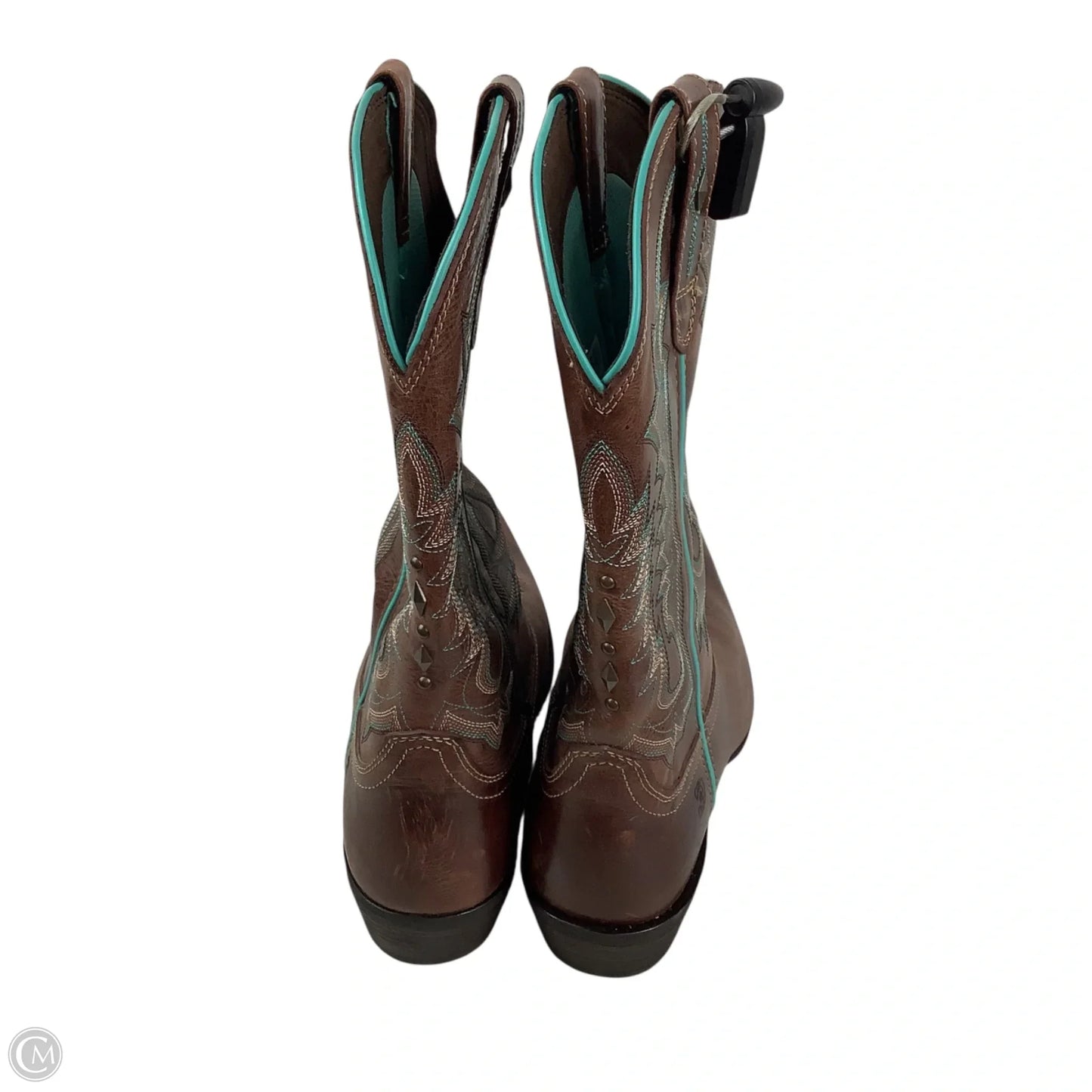Boots Mid-calf Heels By Durango In Teal, Size: 10