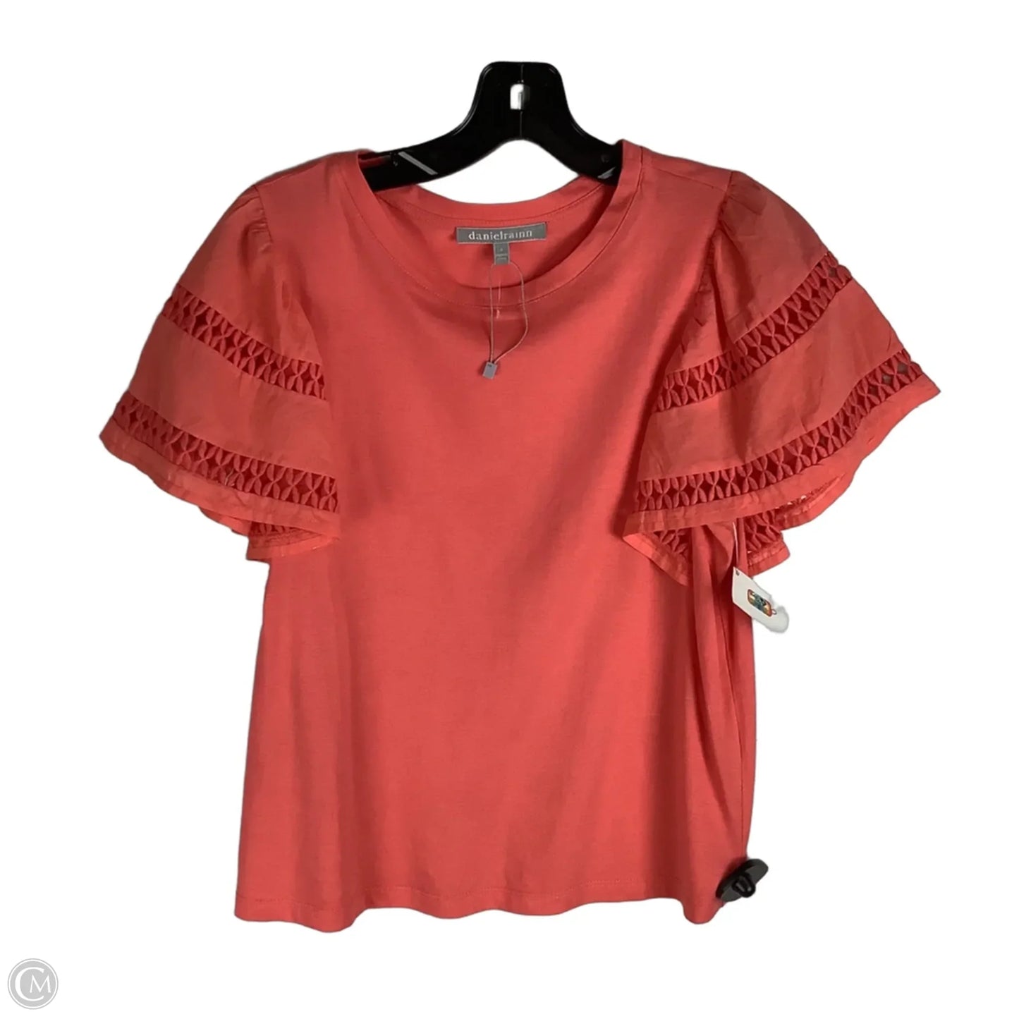 Top Short Sleeve By Daniel Rainn In Coral, Size: S