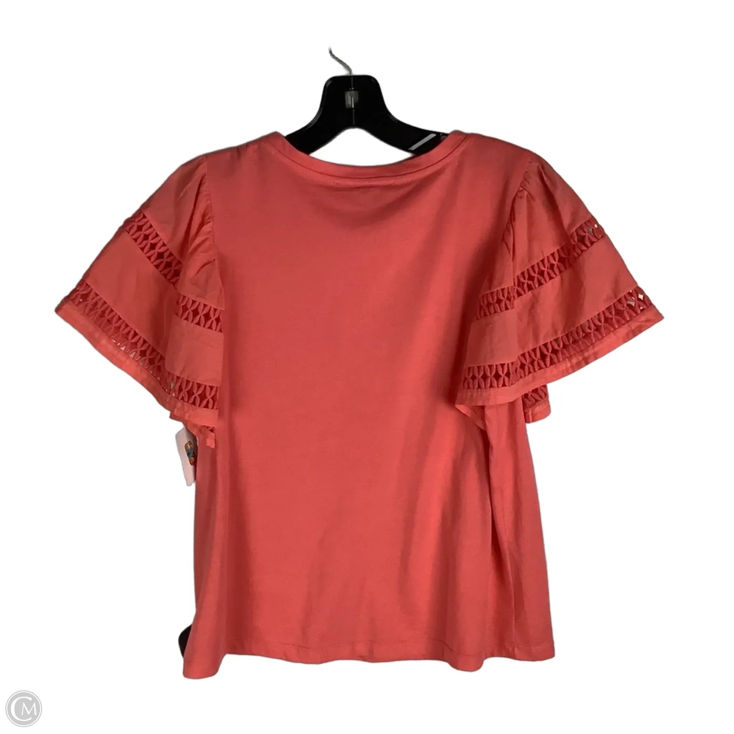 Top Short Sleeve By Daniel Rainn In Coral, Size: S