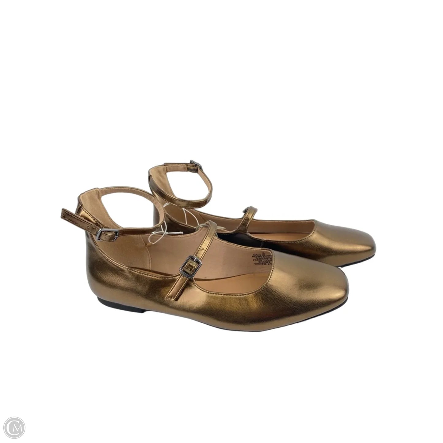 Shoes Flats By Old Navy In Gold, Size: 8