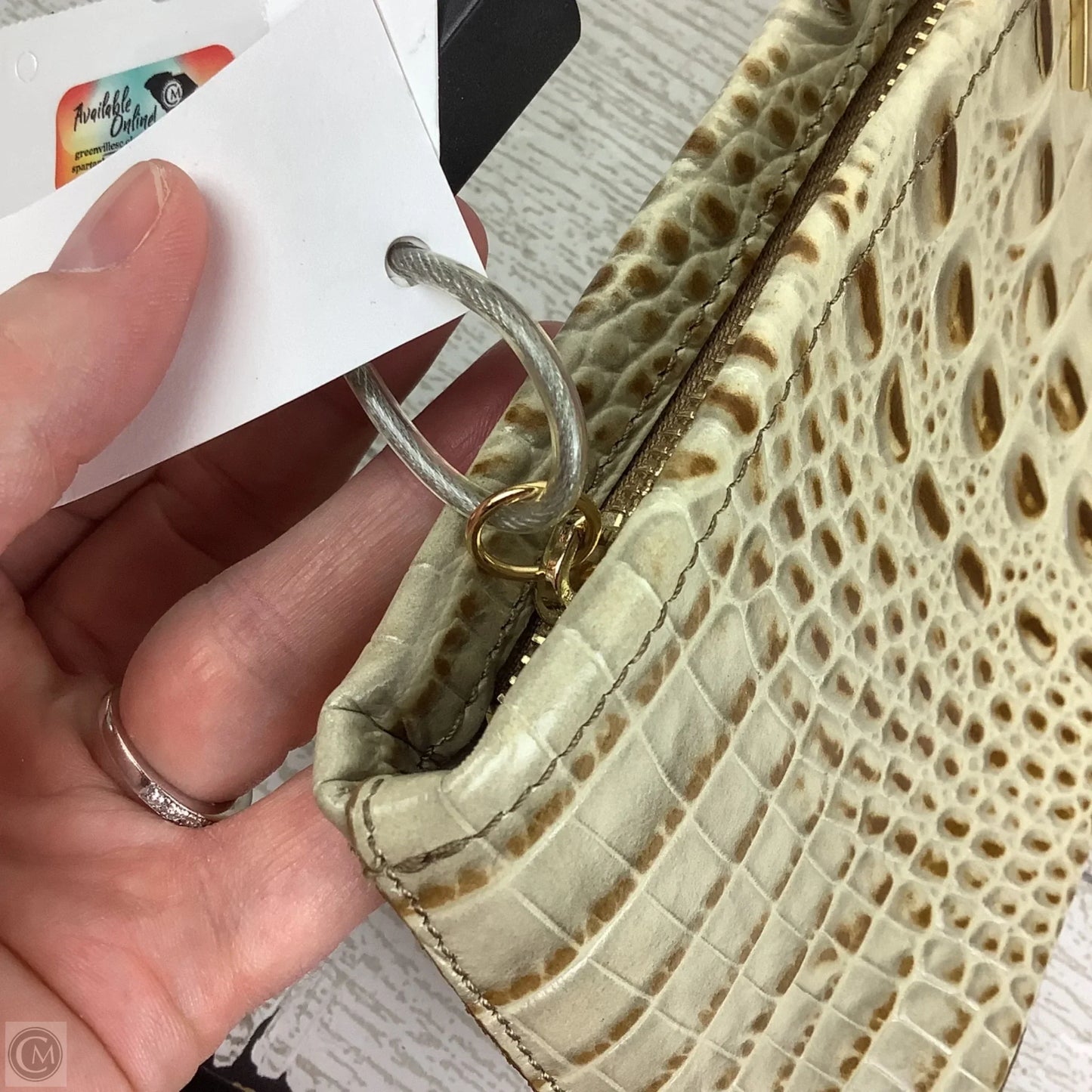 Clutch Designer By Brahmin, Size: Medium